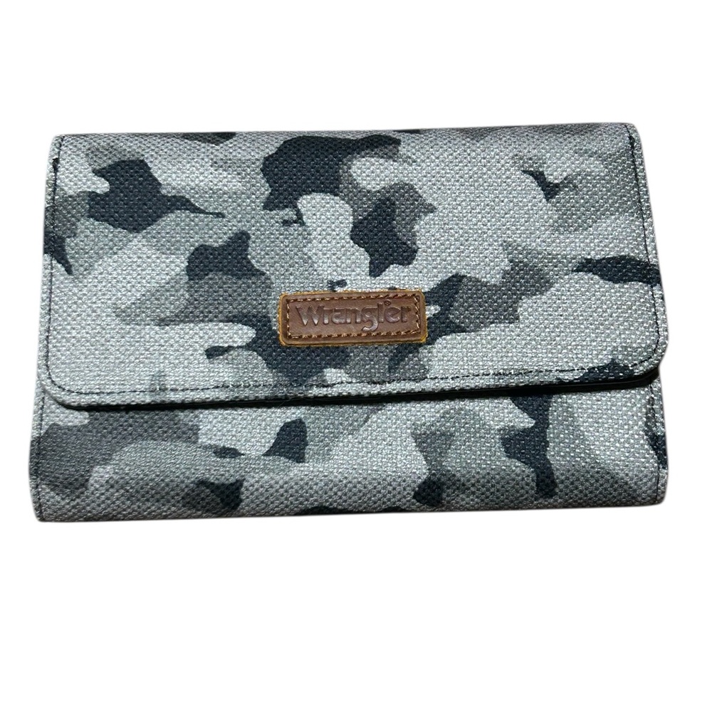 Wrangler Gray Camouflage Wallet